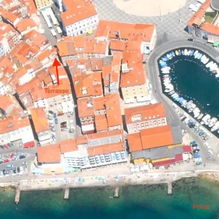 Apartmán Tartini Est 2002 - Private Roof Terrace - Self Check-in Piran